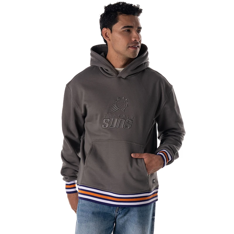 Sweat à capuche unisexe The Wild Collective White Phoenix Suns 2025/26 City Edition, côtes ton sur ton, qualité supérieure
