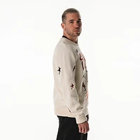 Pull unisexe The Wild Collective crème Phoenix Suns édition City Jacquard 2025/26
