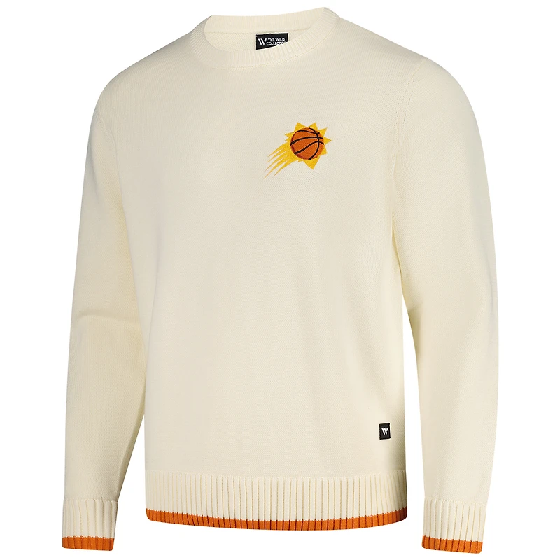 Pull unisexe en tricot jacquard Phoenix Suns crème The Wild Collective