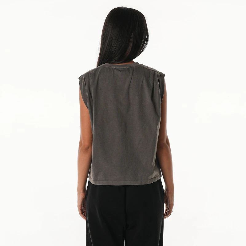 Unisex The Wild Collective Gray Phoenix Suns 2025/26 City Edition Boxy Cropped Darted Tank Top