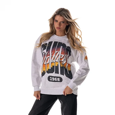 Sweat-shirt unisexe The Wild Collective gris chiné Phoenix Suns édition City 2025/26 en polaire à double col