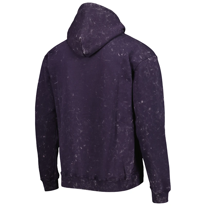 Sweat à capuche unisexe The Wild Collective violet Phoenix Suns délavé l'acide tonal
