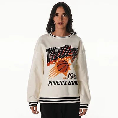 Unisex The Wild Collective White Phoenix Suns 2025/26 City Edition Oversize Vintage French Terry Sweatshirt