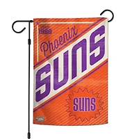 Drapeau de jardin double face WinCraft Phoenix Suns 12" x 18" Hardwood Classics
