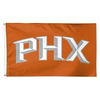 Drapeau de luxe WinCraft Phoenix Suns 3' x 5' avec logo d'équipe secondaire simple face