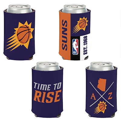 Ensemble de 4 refroidisseurs de canettes WinCraft Phoenix Suns de 355 ml