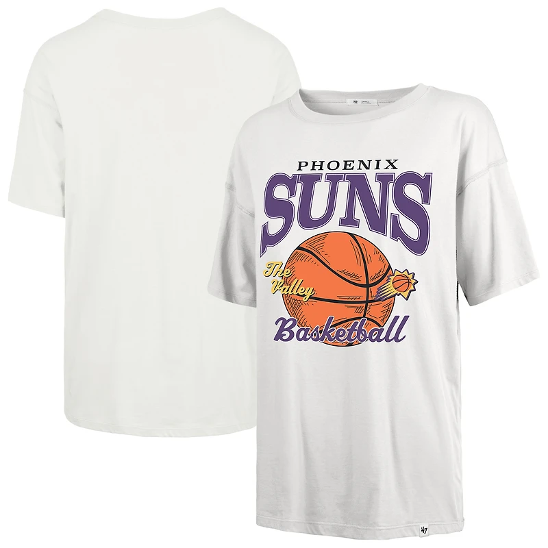T-shirt blanc pour femme '47 Phoenix Suns City Edition Down Court Sadie