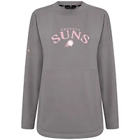 Women's Levelwear  Gray Phoenix Suns Mother's Day Beaudry Arched Pullover Sweatshirt