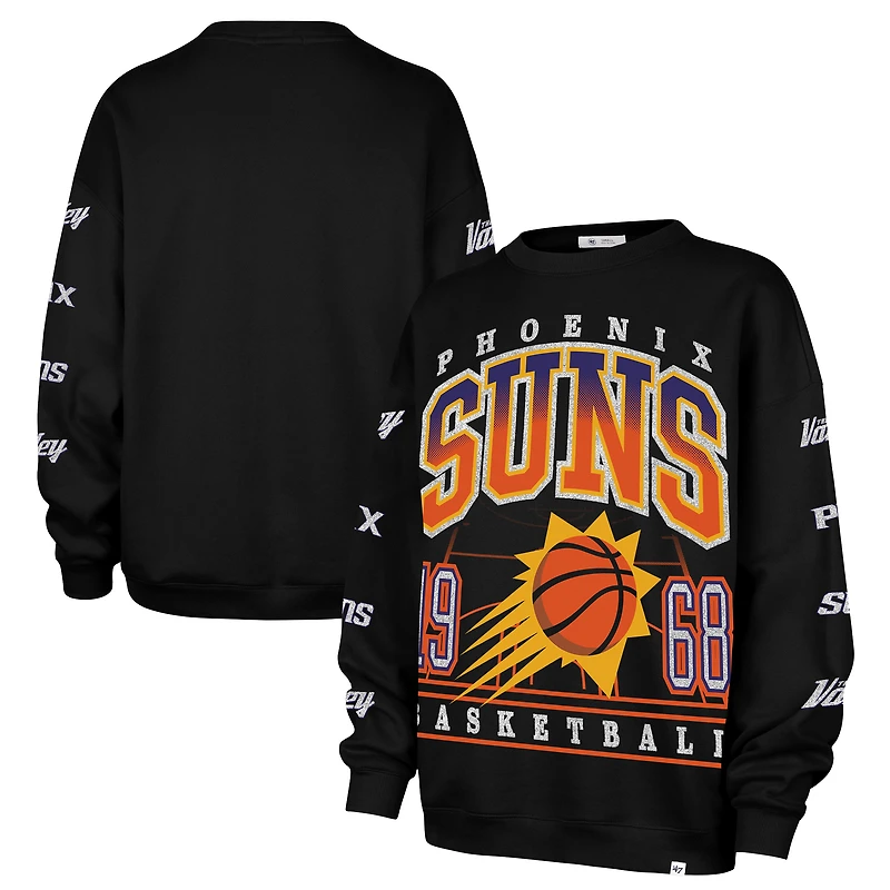 Sweat-shirt oversize « Go Big » Phoenix Suns 2025/26 City Edition noir pour femme, modèle 47.