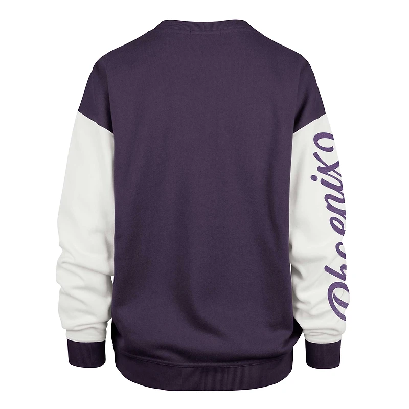 Sweat-shirt oversize pour femme '47 à enfiler violet Phoenix Suns Rise Andie
