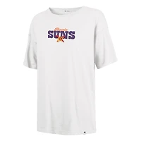 Women's '47 White Phoenix Suns Bow and Banner Sadie T-Shirt