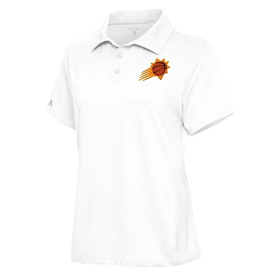 Women's Antigua  White Phoenix Suns Motivated Polo