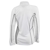 Women's Columbia  White Phoenix Suns Omni-Wick Shotgun Quarter-Zip Pullover Top