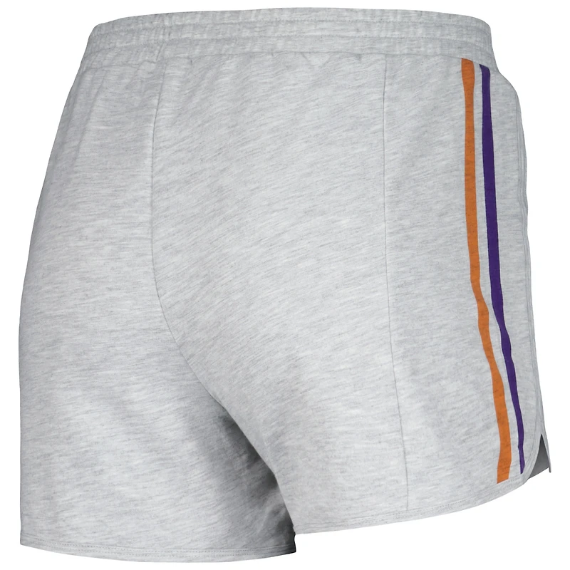 Women's Concepts Sport Gray Phoenix Suns Cedar Long Sleeve T-Shirt & Shorts Sleep Set