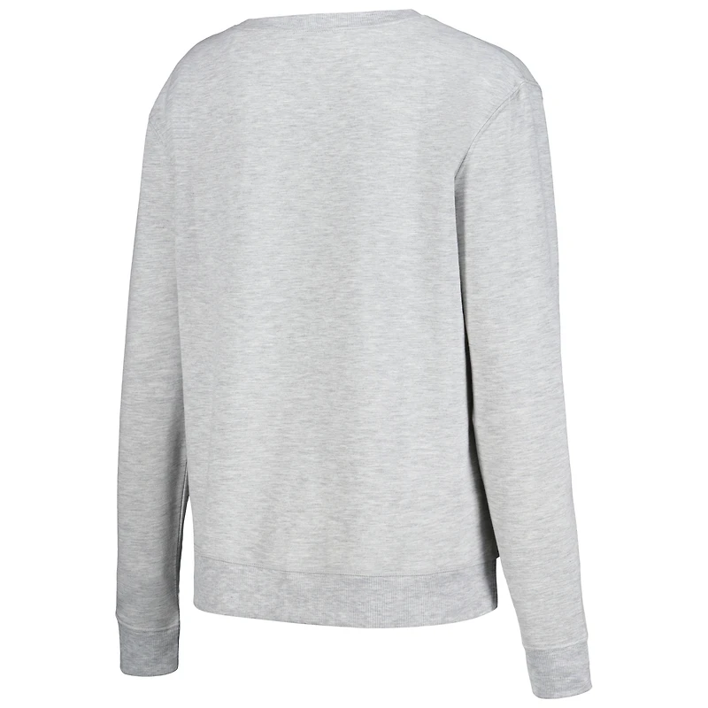 Ensemble de nuit pour femme Concepts Sport Grey Phoenix Suns Cedar avec haut à manches longues et short