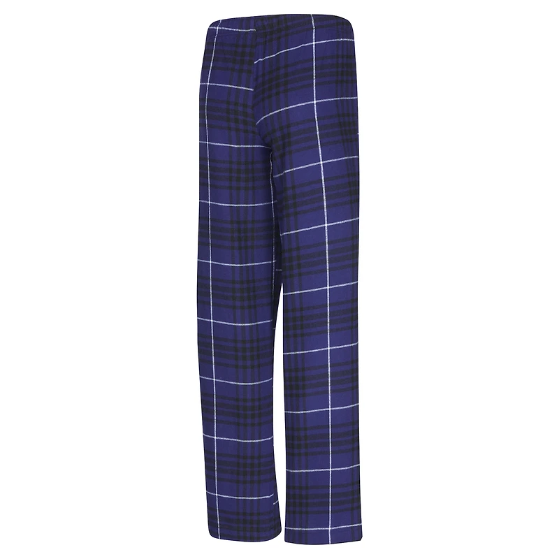 Women's Concepts Sport  Purple/Black Phoenix Suns Vector Top & Flannel Pants Sleep Set