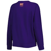 Sweat-shirt raglan DKNY Sport Phoenix Suns Regina violet pour femme