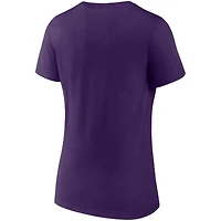 Fanatics Purple Phoenix Suns Hometown Collection On Fire T-shirt à col en V pour femmes