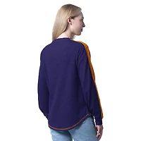 Women's G-III 4Her by Carl Banks Purple Phoenix Suns Advantage Tri-Blend Long Sleeve T-Shirt