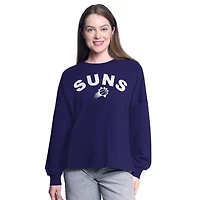 Women's G-III 4Her by Carl Banks Purple Phoenix Suns Athletic Pullover Sweatshirt