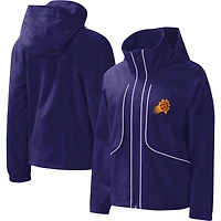 Sweat à capuche zippé pour femme G-III 4Her by Carl Banks violet Phoenix Suns Last Shot