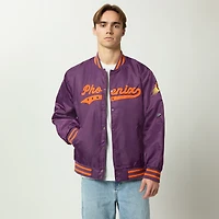 Veste universitaire à boutons-pression pour femmes Hype and Vice Purple Phoenix Suns