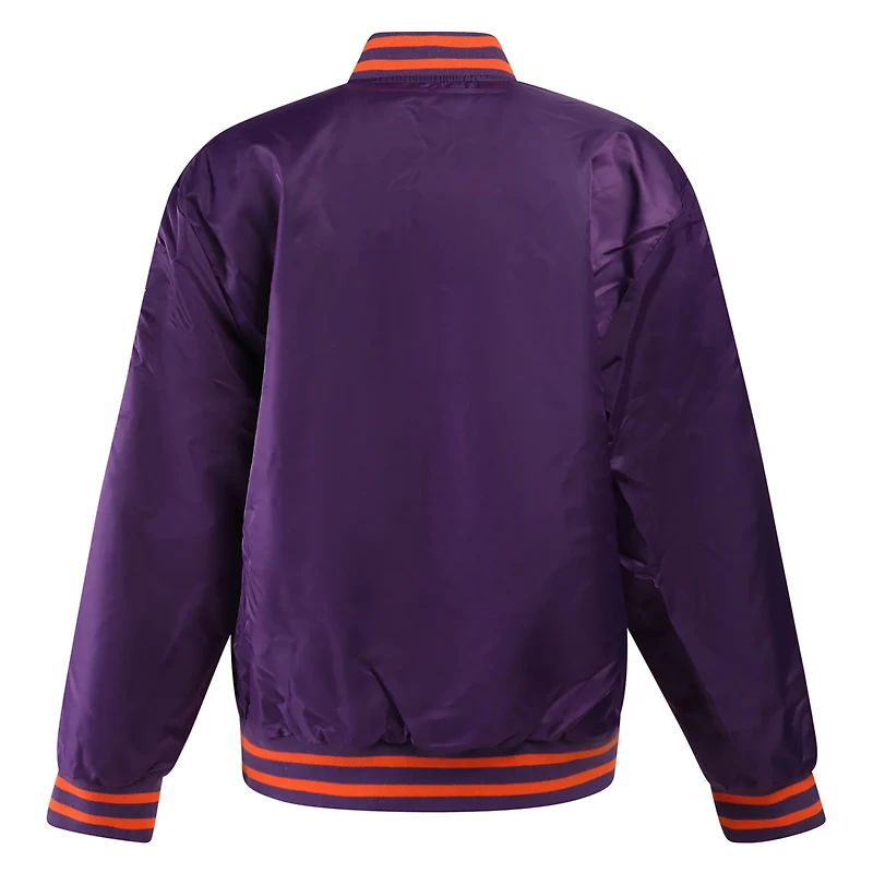 Women's Hype and Vice  Purple Phoenix Suns Full-Snap Varsity Jacket