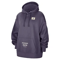 Sweat à capuche oversize Jordan Brand Purple Phoenix Suns Courtside Statement Edition pour femme