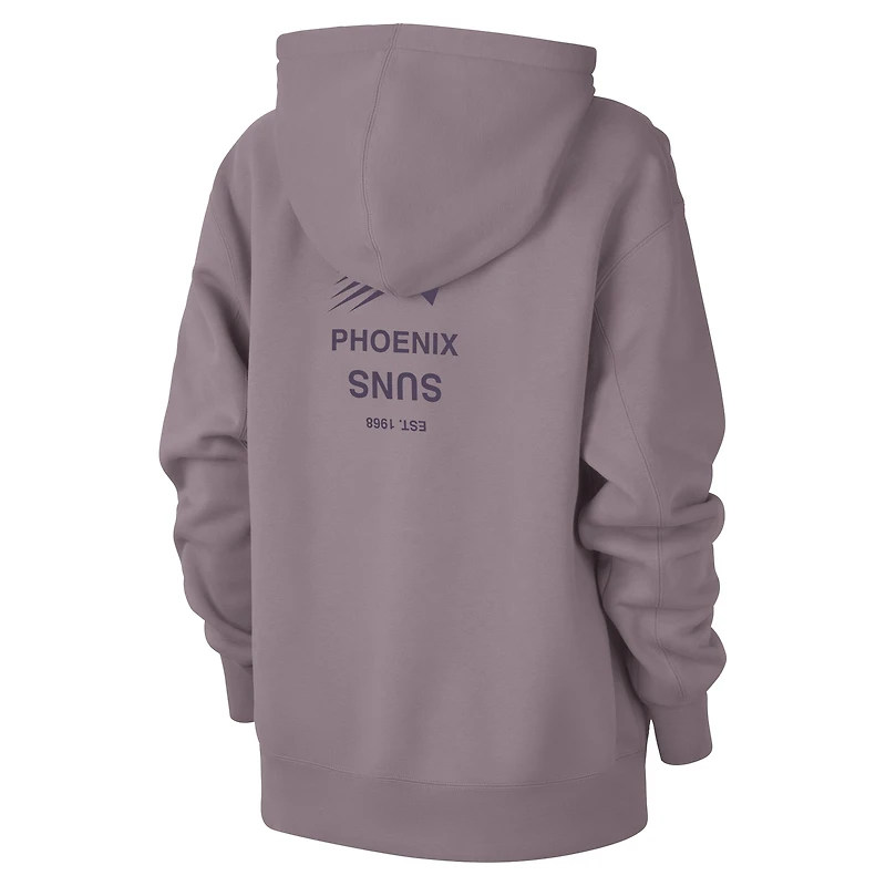 Women's Jordan Brand Purple Phoenix Suns Courtside Statement Edition Premium Pullover Hoodie