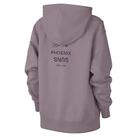 Women's Jordan Brand Purple Phoenix Suns Courtside Statement Edition Premium Pullover Hoodie