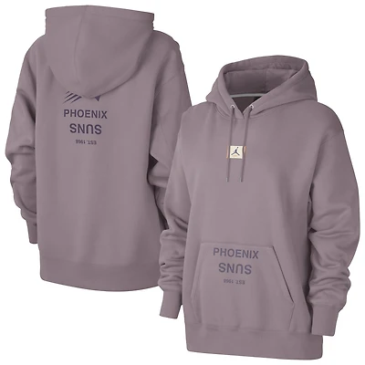Sweat à capuche Jordan Brand Purple Phoenix Suns Courtside Statement Edition Premium pour femme
