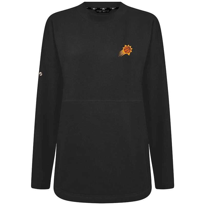 Women's Levelwear Black Phoenix Suns Beaudry Pullover Sweatshirt