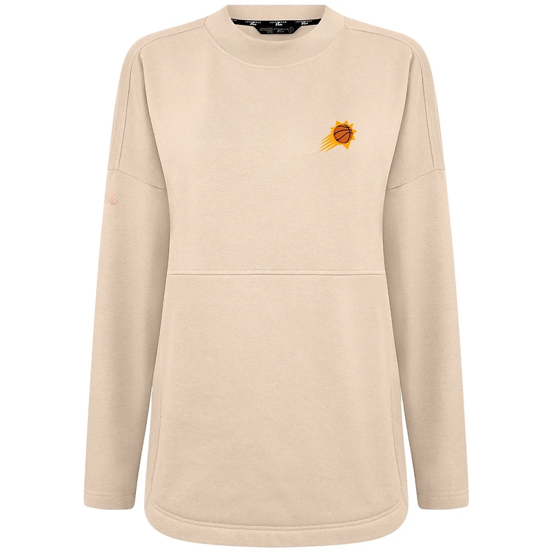 Women's Levelwear Khaki Phoenix Suns Beaudry Pullover Sweatshirt