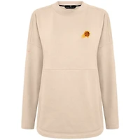 Women's Levelwear Khaki Phoenix Suns Beaudry Pullover Sweatshirt