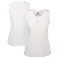 Women's Levelwear  White Phoenix Suns Mother's Day Macy Core Logo Tank Top