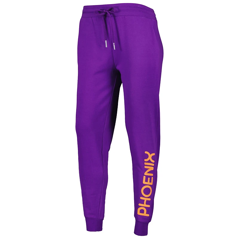 Ensemble pour femme Lusso Purple Phoenix Suns Maddie & Matildas Raglan Tri-Blend Sweat à capuche et pantalon de jogging