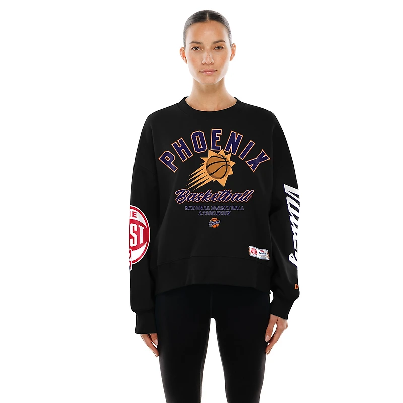 Sweat-shirt New Era noir pour femme Phoenix Suns édition City 2025/26