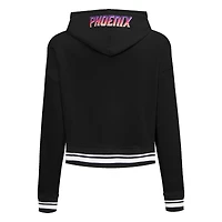 Sweat à capuche court Pro Standard noir Phoenix Suns 2023/24 City Edition pour femme