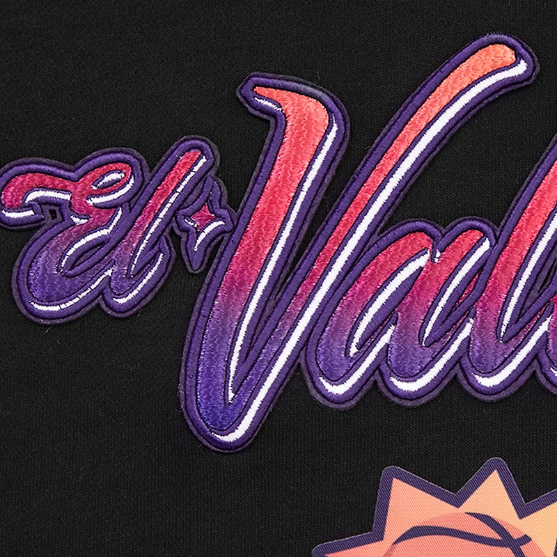 Sweat à capuche court Pro Standard noir Phoenix Suns 2023/24 City Edition pour femme