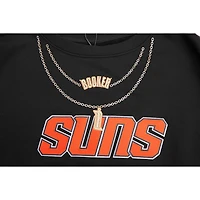 Sweat-shirt Pro Standard pour femmes Devin Booker noir Phoenix Suns Player Chain