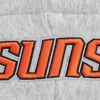 Sweat à capuche court Pro Standard pour femmes, gris chiné, Phoenix Suns Script Tail