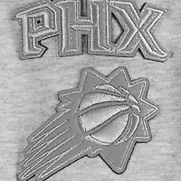 Women's Pro Standard Heather Gray Phoenix Suns Triple Tonal Full-Zip Hoodie