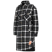 Veste boutonnée à carreaux Pro Standard pour femmes, blanc/noir, Phoenix Suns Prep