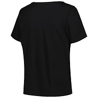 Women's Profile Black Phoenix Suns Plus Arch Over Logo V-Neck T-Shirt