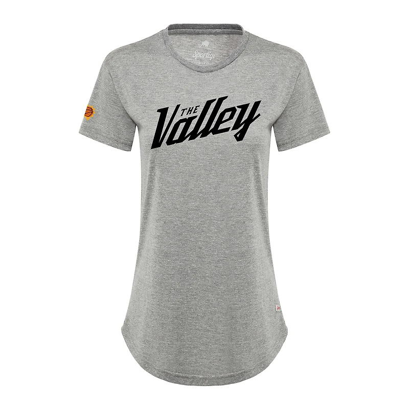 Women's Sportiqe Gray Phoenix Suns 2021/22 City Edition Phoebe T-Shirt