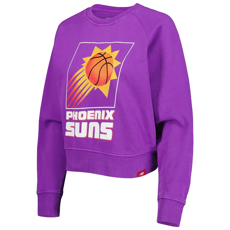 Chandail à enfiler raglan Sportiqe Phoenix Suns Hardwood Classics Ashlyn pour femmes, violet