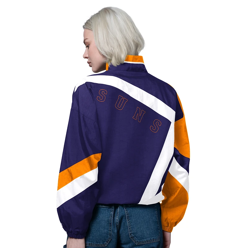 Women's Starter Purple/Orange Phoenix Suns 1st Quarter Full-Zip Jacket