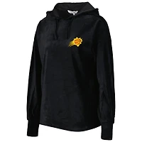 Sweat à capuche en velours End Line Phoenix Suns Touch noir pour femme