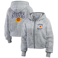 Sweat à capuche zippé intégral Speckled Radiator des Phoenix Suns de la collection WEAR by Erin Andrews pour femme