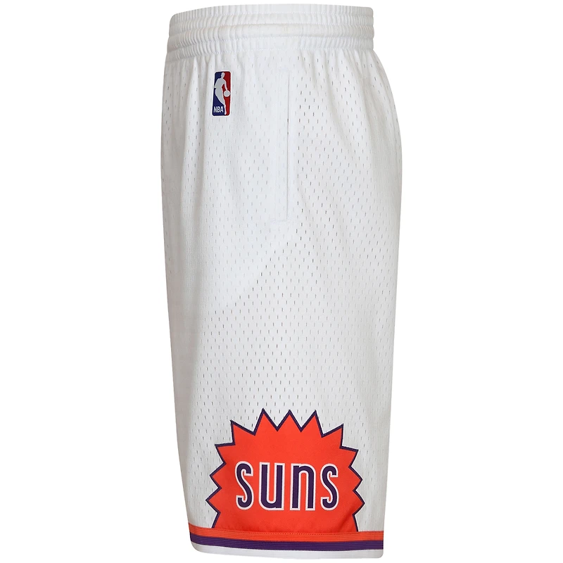 Short Swingman blanc pour jeunes Mitchell & Ness Phoenix Suns